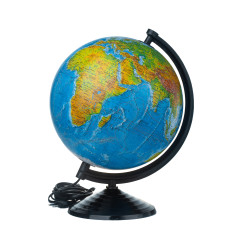Physical globe with illumination 26 cm (4820114952769)