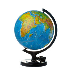 Physical globe with illumination 32 cm (4820114952691)