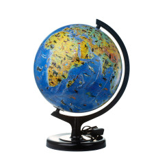 General geographical globe with animals with illumination 32 cm (4820114952707) 
