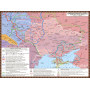 Map of the Soviet-Polish War and Ukraine (1920-1921) 100x70 cm on strips