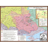 Карта Українська козацька держава за гетьмана І. Виговського (1657 - 1659 рр.) 