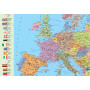 Map of Europe Political 65x45 cm M1:10 000 000 cardboard on strips (4820114952271)