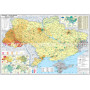 Карта України Населення 160x110 М1: 850 000 банер