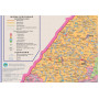 Map of Lviv region administrative-territorial structure 125x112 cm M 1: 200 000 laminated paper on strips (4820114953506)